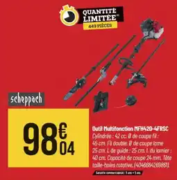 Bricorama Outil multifonction mfh420-4frsc offre