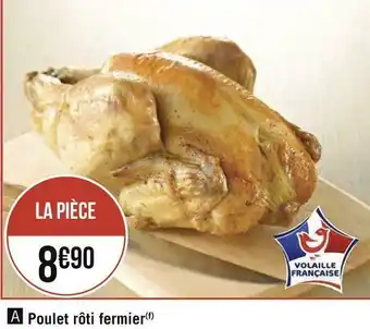 Poulet rôti fermier