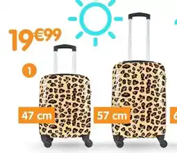 b&m Valise abs leopard offre