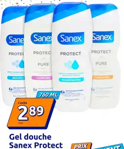 Action SANEX Gel douche Protect offre