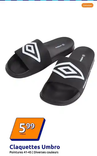 Action Claquettes Umbro offre