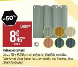 Bricorama Rideau occultant offre