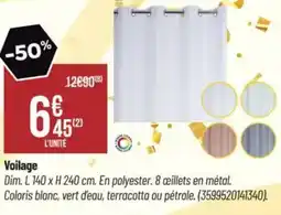 Bricorama Voilage offre