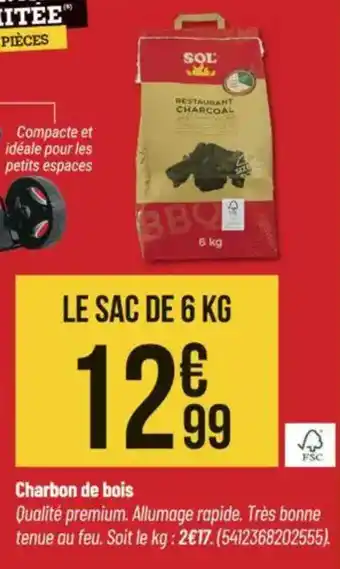 Bricorama Charbon de bois offre