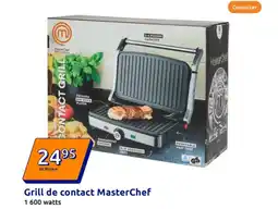 Action Grill de contact MasterChef offre