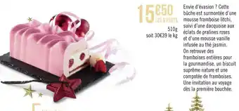 Géant Casino Buche chocolat offre
