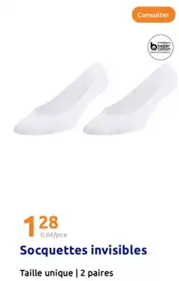 Action Socquettes invisibles offre