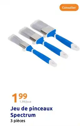 Action SPECTRUM Jeu de pinceaux offre