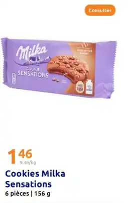 Action MILKA Cookies Sensations offre