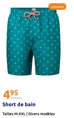 Action Short de bain offre