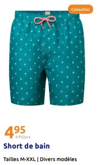 Action Short de bain offre
