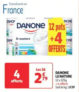 Auchan Direct Danone le nature offre