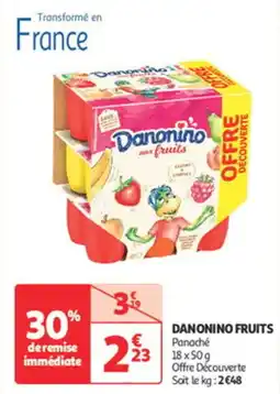 Auchan Direct Danonino fruits offre