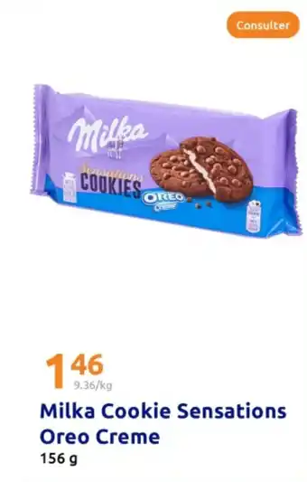 Action MILKA Cookie Sensations Oreo Creme offre