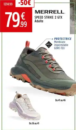 Intersport MERRELL. Speed strike 2 gtx adulte offre