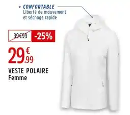 Intersport Veste polaire femme offre