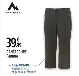 Intersport MCKINLEY Pantacourt femme offre