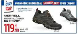 Intersport MERRELL offre