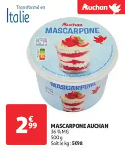 Auchan Direct Mascarpone auchan offre