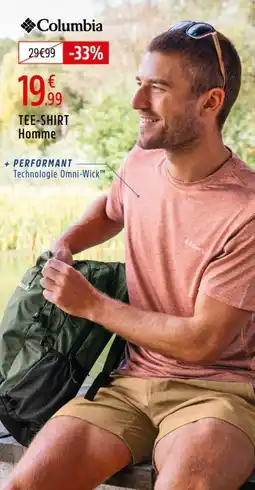Intersport COLUMBIA Tee-shirt homme offre