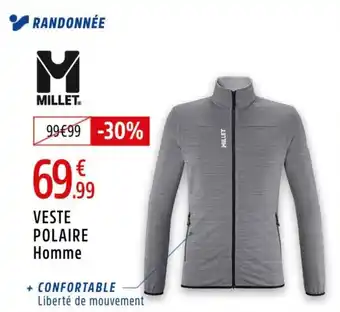 Intersport MILLET Veste polaire homme offre