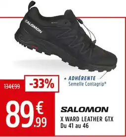 Intersport SALOMON X ward leather gtx du 41 au 46 offre