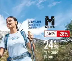Intersport MILLET Tee-shirt femme offre