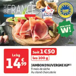 Auchan Direct Jambon d'auvergne igp offre