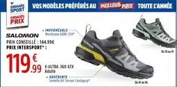 Intersport SALOMON X-ultra 360 gtx adulte offre
