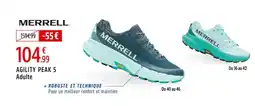 Intersport MERRELL Agility peak 5 adulte offre