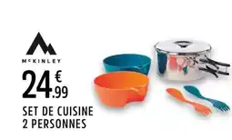 Intersport MCKINLEY Set de cuisine 2 personnes offre