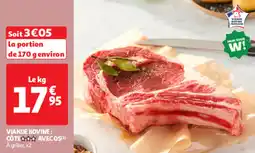 Auchan Direct Viande bovine côte avecos offre
