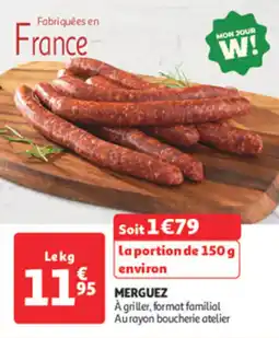 Auchan Direct Merguez offre