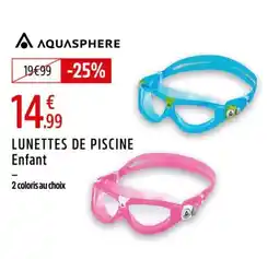 Intersport AQUASPHERE Lunettes de piscine enfant offre
