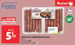 Auchan Direct Chipolatas supérieures auchan offre