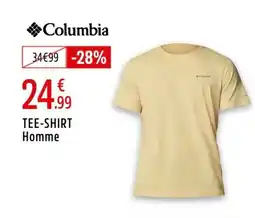 Intersport COLUMBIA Tee-shirt homme offre