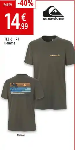 Intersport QUIKSILVER Tee-shirt homme offre
