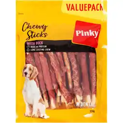 Action Friandises pour chien Pinky Chewy Sticks offre
