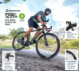 Intersport Vélo gravel allroad 250 adulte offre