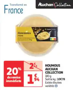 Auchan Direct Houmous auchan collection offre