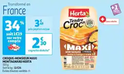 Auchan Direct Croque-monsieur maxi montagnard herta offre