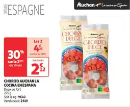 Auchan Direct Chorizo auchanla cocina en espana offre