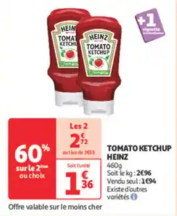 Auchan Direct Tomato ketchup heinz offre