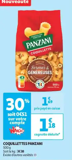 Auchan Direct Coquillettes panzani offre