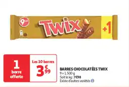 Auchan Direct Barres chocolatées twix offre