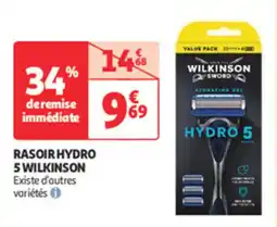 Auchan Direct Rasoir hydro 5 wilkinson offre