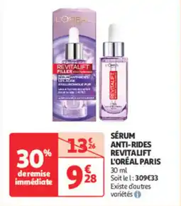 Auchan Direct Sérum anti-rides revitalift l'oréal paris offre