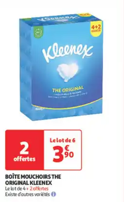 Auchan Direct Boîte mouchoirs the original kleenex offre