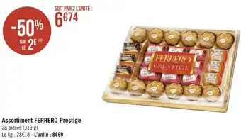 Géant Casino Ferrero assortiment prestige offre