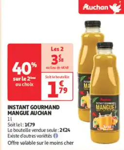 Auchan Direct Instant gourmand mangue auchan offre